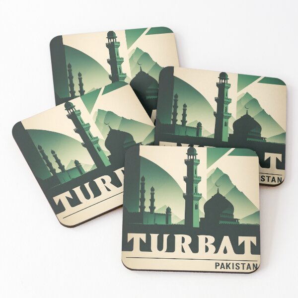 Item preview, Turbat Pakistan Retro Vintage Travel Souvenir designed and sold by TravelersGems.