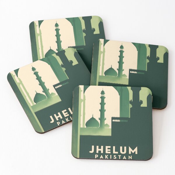 Item preview, Jhelum Pakistan Retro Vintage Travel Souvenir designed and sold by TravelersGems.