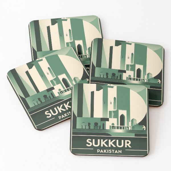 Item preview, Sukkur Pakistan Retro Vintage Travel Souvenir designed and sold by TravelersGems.