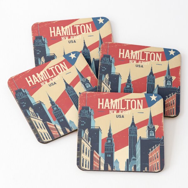 Item preview, Hamilton New Jersey 1950s USA Vintage Travel Tourism designed and sold by TravelersGems.