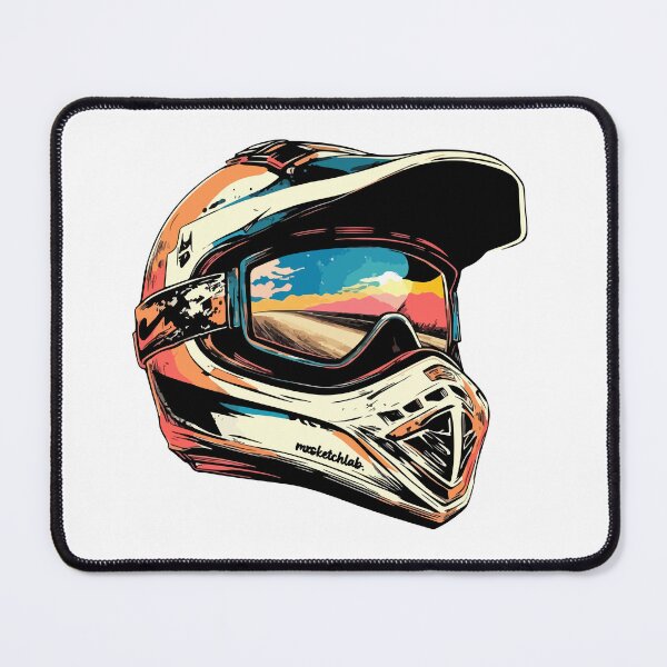 Item preview, VINTAGE MOTOCROSS HELMET designed and sold by stylaxzu.