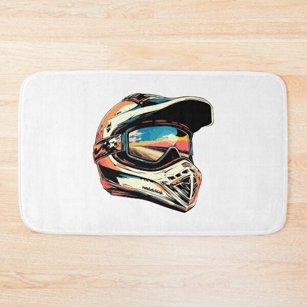 Item preview, VINTAGE MOTOCROSS HELMET designed and sold by stylaxzu.
