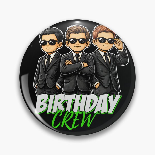 Item preview, Cool Boys Birthday Crew Squad Art. designed and sold by Mr Lee.