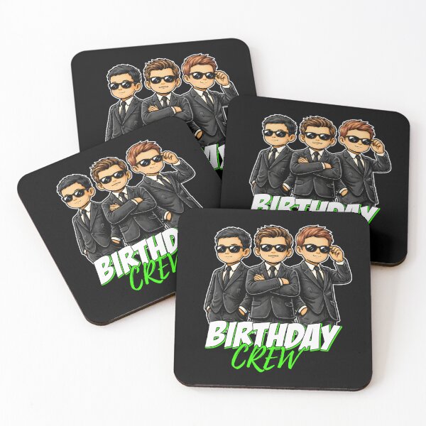 Item preview, Cool Boys Birthday Crew Squad Art. designed and sold by Mr Lee.