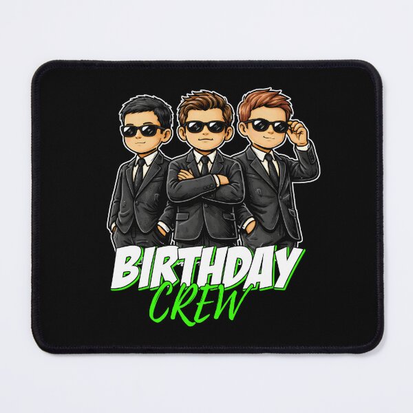 Item preview, Cool Boys Birthday Crew Squad Art. designed and sold by Mr Lee.