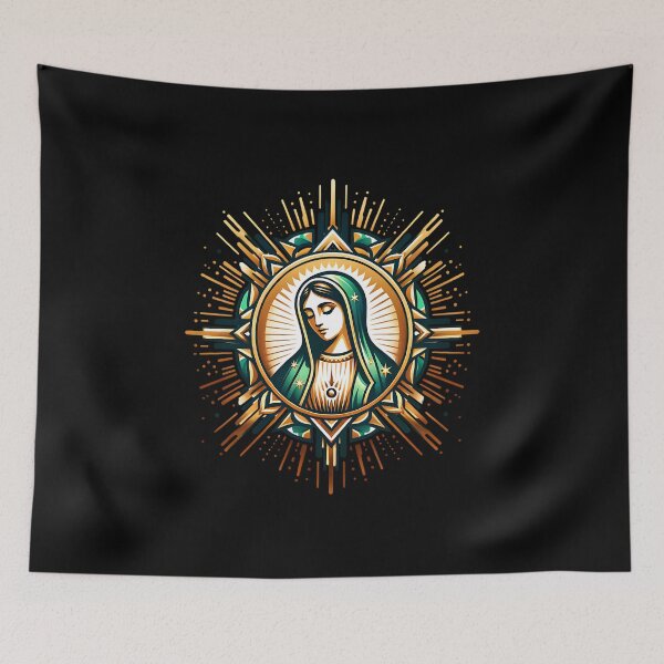 Item preview, Virgen de Guadalupe Catholic Icon – Spiritual Faith Design designed and sold by artedigital99.