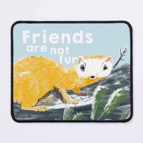 Item preview, Cute Japanese Marten Friends are not fur designed and sold by belettelepink.