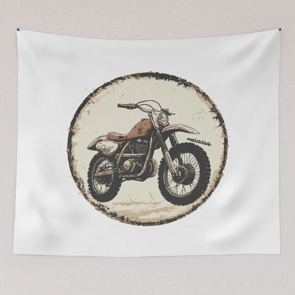 Item preview, VINTAGE MOTOCROSS BADGE designed and sold by stylaxzu.