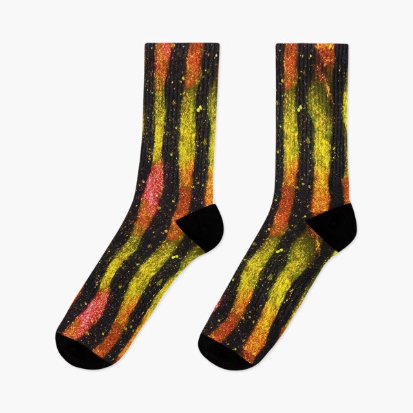 Item preview, Black Gold Grunge Glitter Stripe Pattern designed and sold by bubblegoth.