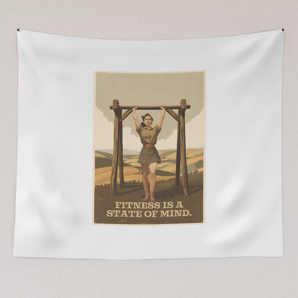 Item preview, Fitness Is A State Of Mind  designed and sold by SheLifts.