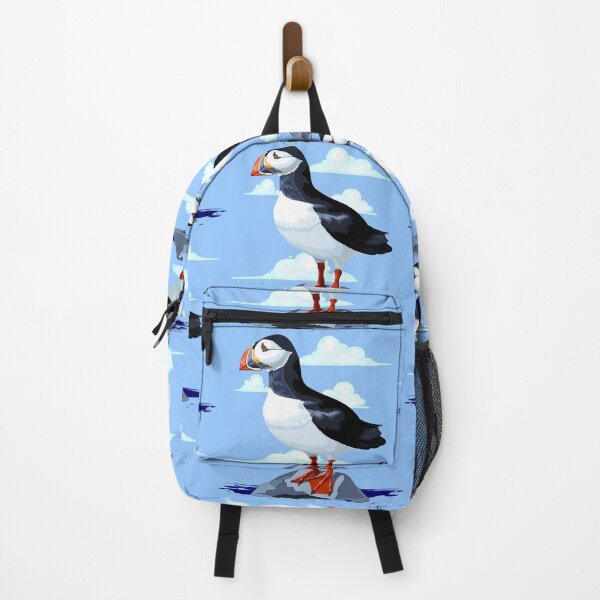 Item preview, Puffin Cute Atlantic Seabird standing on a rock designed and sold by BluedarkArt.
