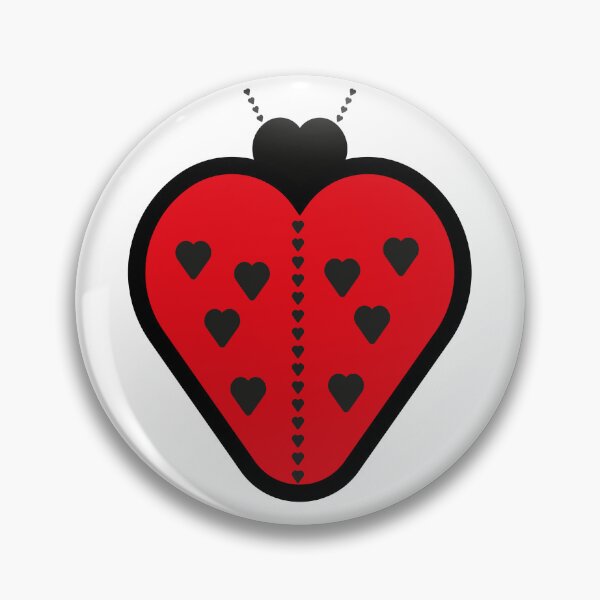 Item preview, Coccinella Quorè – Cute Heart Ladybug Character designed and sold by symbol4.