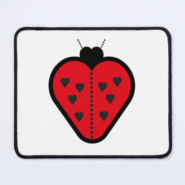 Item preview, Coccinella Quorè – Cute Heart Ladybug Character designed and sold by symbol4.