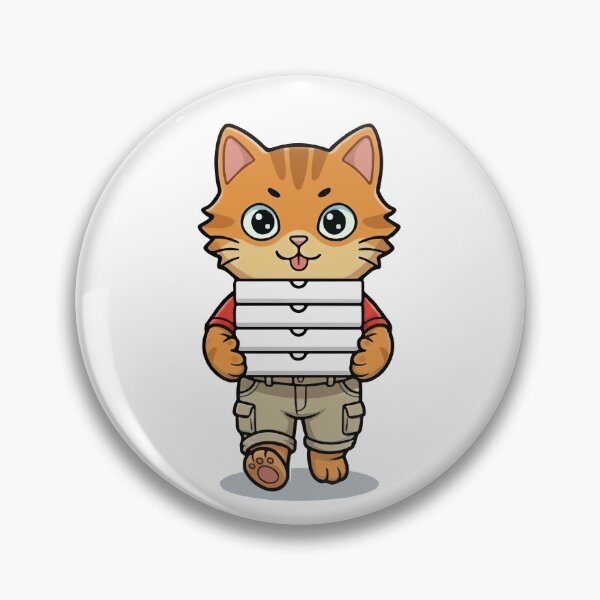 Aperçu de l'œuvre Chat orange transportant des documents de bureau créée et vendue par VisioraCreative.