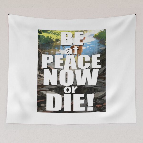 Item preview, Be At Peace Print designed and sold by Lichentroupe63.