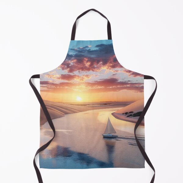 Item preview, Surreal small sailboat drifting in a desert river designed and sold by dcrc.