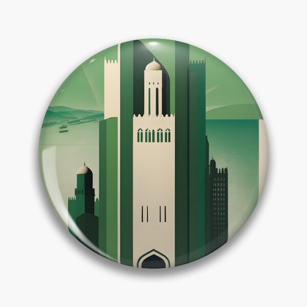 Item preview, Larkana Pakistan Retro Vintage Travel Souvenir designed and sold by TravelersGems.