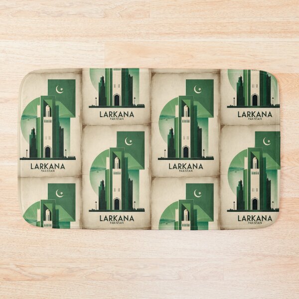 Item preview, Larkana Pakistan Retro Vintage Travel Souvenir designed and sold by TravelersGems.