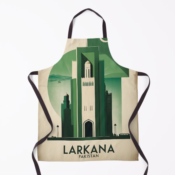 Item preview, Larkana Pakistan Retro Vintage Travel Souvenir designed and sold by TravelersGems.