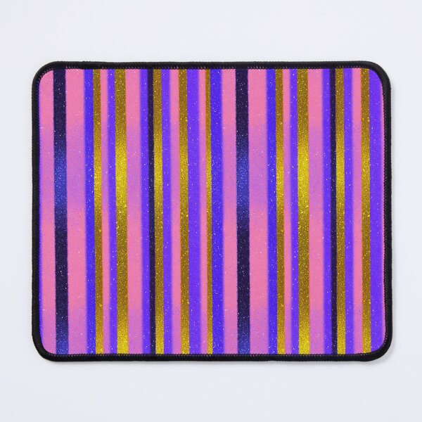 Item preview, Pink Purple Gold Glitter Stripes designed and sold by bubblegoth.