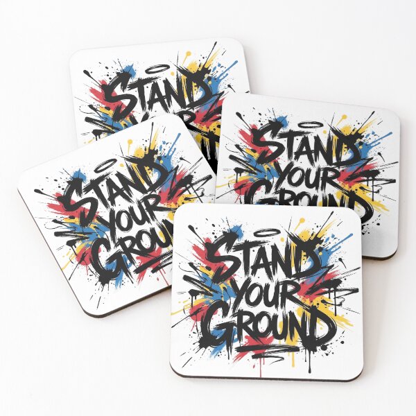 Item preview, STAND YOUR GROUND / VIVID - Street Typography Design designed and sold by LiORDO iNK..