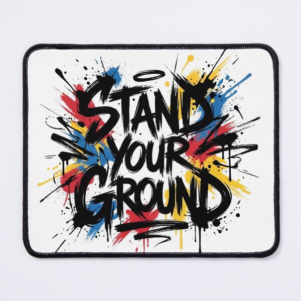 Item preview, STAND YOUR GROUND / VIVID - Street Typography Design designed and sold by LiORDO iNK..