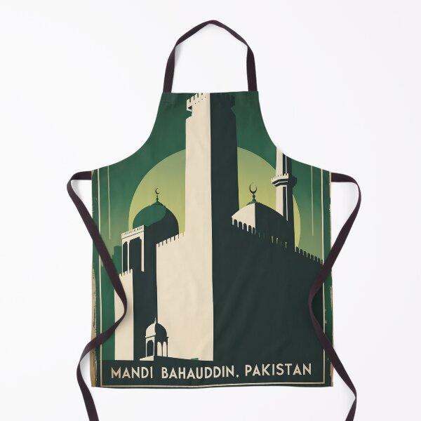 Item preview, Mandi Bahauddin Pakistan Retro Vintage Travel Souvenir designed and sold by TravelersGems.
