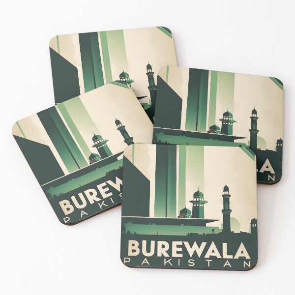 Item preview, Burewala Pakistan Retro Vintage Travel Souvenir designed and sold by TravelersGems.