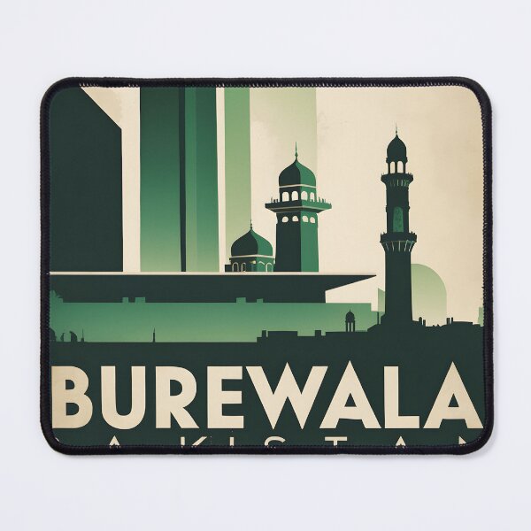 Item preview, Burewala Pakistan Retro Vintage Travel Souvenir designed and sold by TravelersGems.
