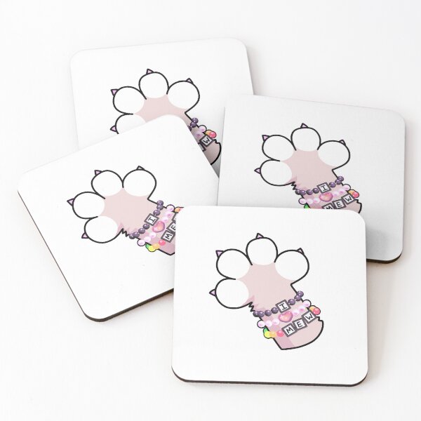 Item preview, I Heart Mew Kandi | Pink Paw designed and sold by JellyPurrz.