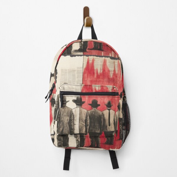Item preview, Noir Gentlemen Walking | Retro Conceptual Illustration designed and sold by ChenEngEng.