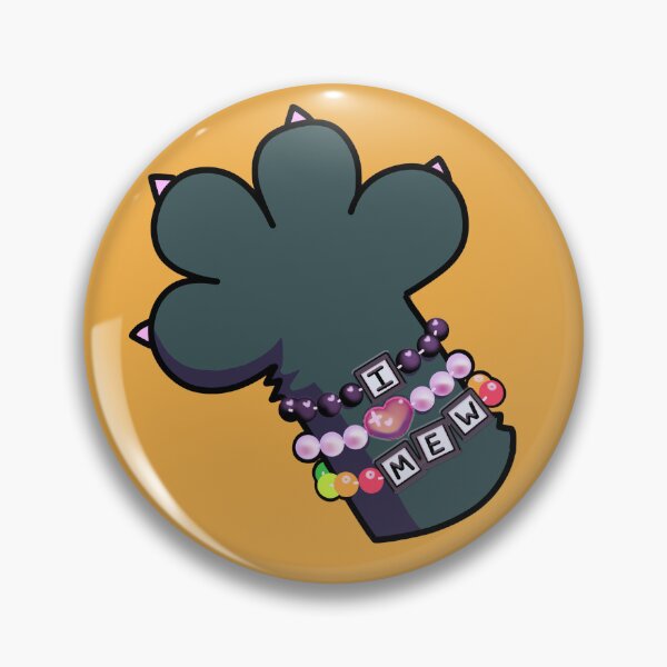 Item preview, I Heart Mew Kandi | Black Paw designed and sold by JellyPurrz.