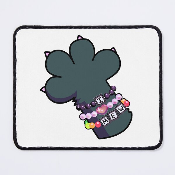 Item preview, I Heart Mew Kandi | Black Paw designed and sold by JellyPurrz.