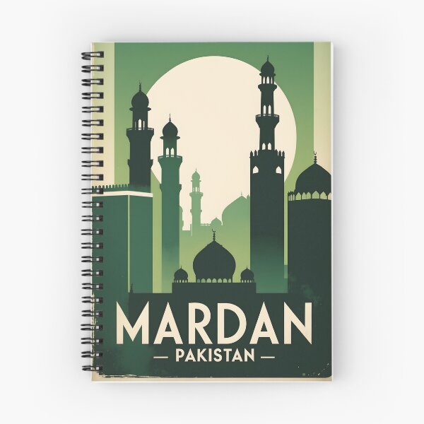 Item preview, Mardan Pakistan Retro Vintage Travel Souvenir designed and sold by TravelersGems.