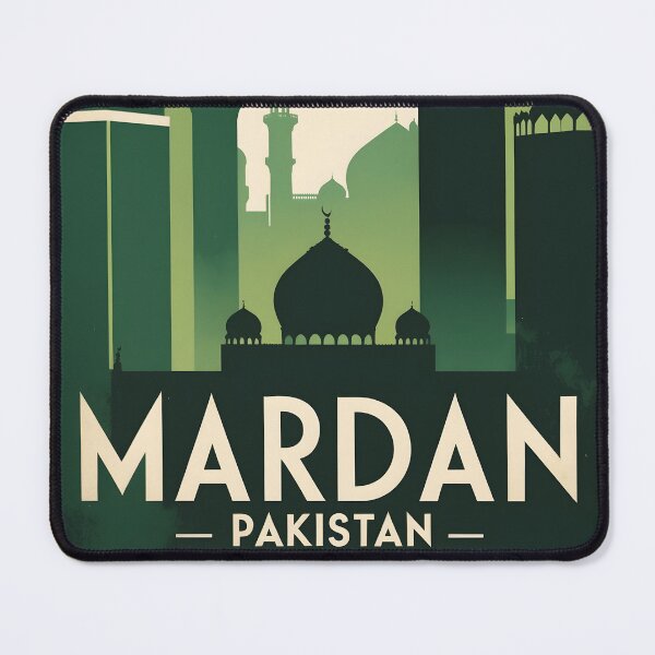 Item preview, Mardan Pakistan Retro Vintage Travel Souvenir designed and sold by TravelersGems.