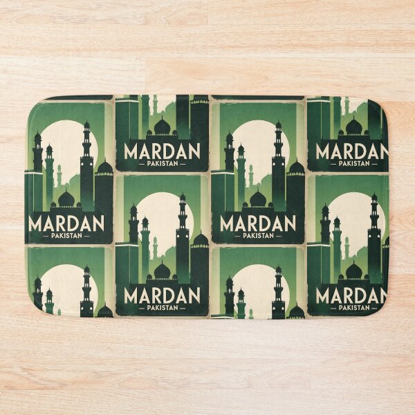 Item preview, Mardan Pakistan Retro Vintage Travel Souvenir designed and sold by TravelersGems.