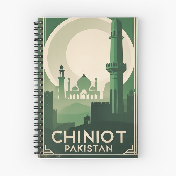 Item preview, Chiniot Pakistan Retro Vintage Travel Souvenir designed and sold by TravelersGems.