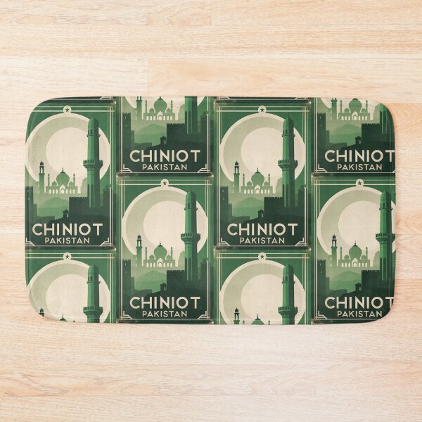 Item preview, Chiniot Pakistan Retro Vintage Travel Souvenir designed and sold by TravelersGems.