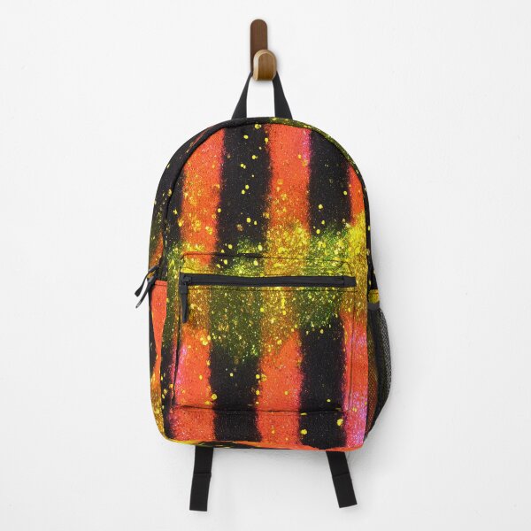 Item preview, Spooky Neon Glitter Stripe Pattern designed and sold by bubblegoth.