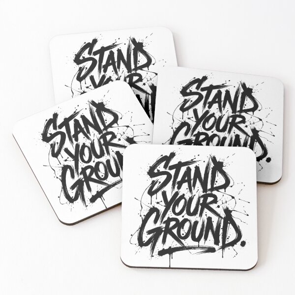 Item preview, STAND YOUR GROUND - Street Typography Design designed and sold by LiORDO iNK..