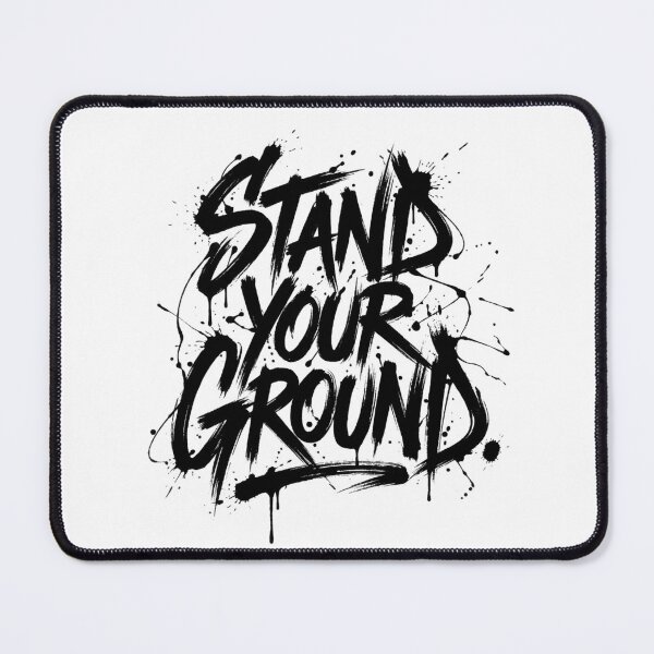 Item preview, STAND YOUR GROUND - Street Typography Design designed and sold by LiORDO iNK..