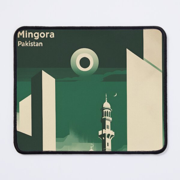 Item preview, Mingora Pakistan Retro Vintage Travel Souvenir designed and sold by TravelersGems.