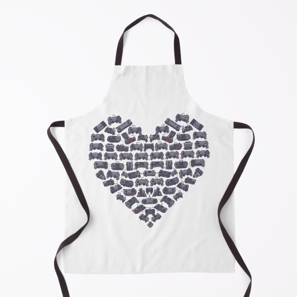 Item preview, Gamer Controller Heart Retro Gaming Love designed and sold by Katzpy.