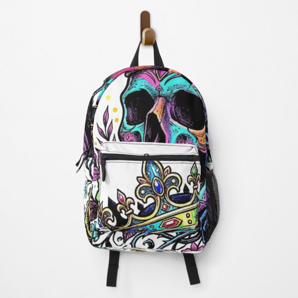 Item preview, Skull and flowers designed and sold by PP&RAINBOW SHOP.