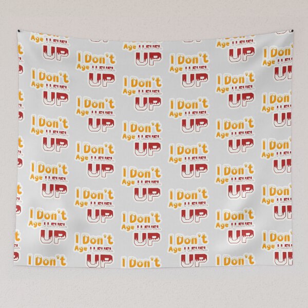 Item preview, I Don't Age I Level Up Gaming Birthday Dripping Text designed and sold by ArtdesignsA.
