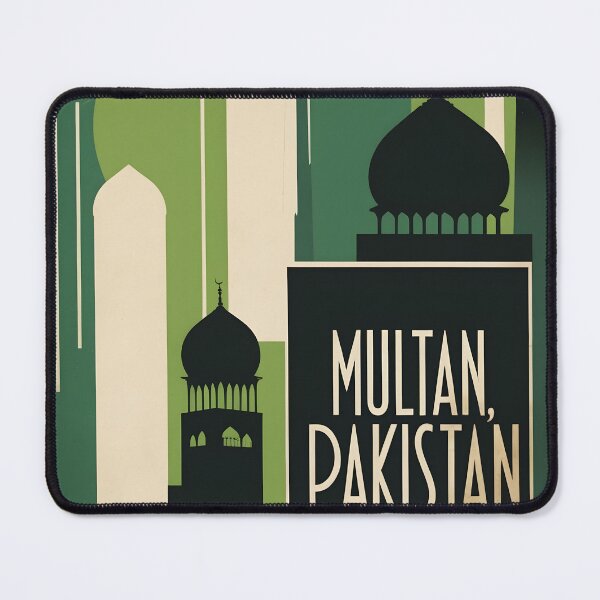 Item preview, Multan Pakistan Retro Vintage Travel Souvenir designed and sold by TravelersGems.