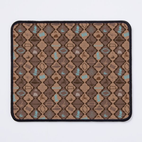 Item preview, Duluth Vertical Scallops on Brown designed and sold by Digitalmyth's Designs.