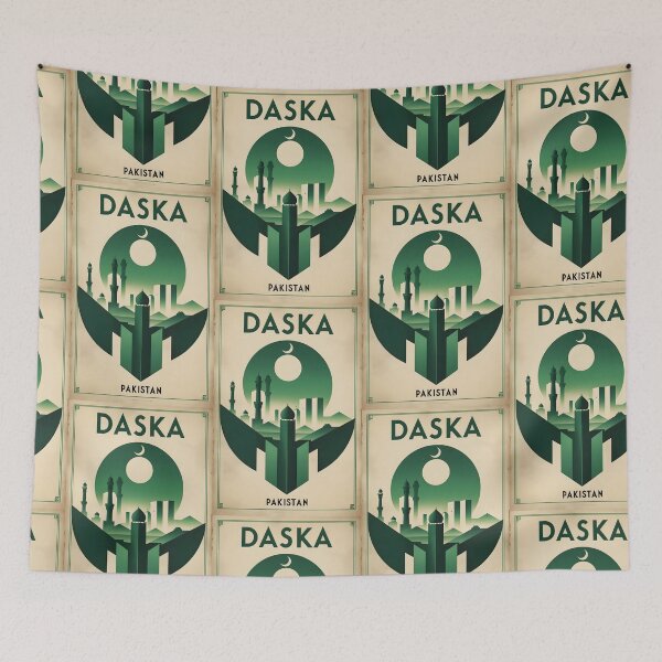 Item preview, Daska Pakistan Retro Vintage Travel Souvenir designed and sold by TravelersGems.