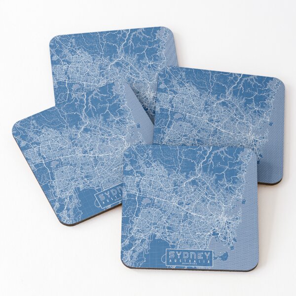 Item preview, Sydney City Map of Australia - Blueprint designed and sold by deMAP.