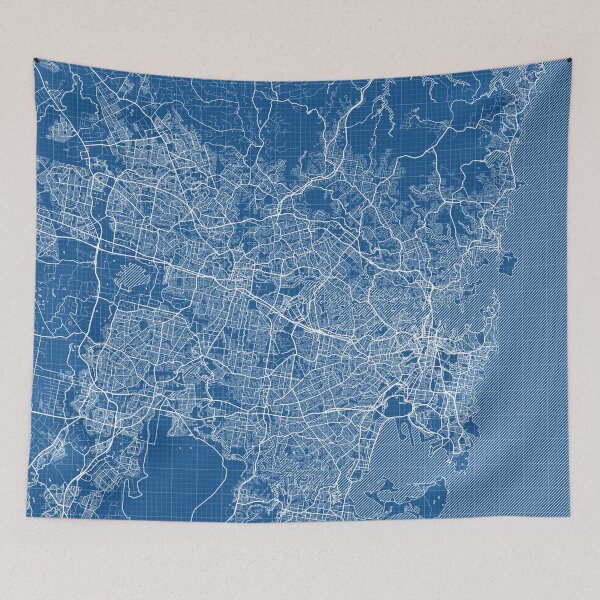 Item preview, Sydney City Map of Australia - Blueprint designed and sold by deMAP.